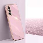 For OnePlus Ace 5 Ultra XINLI Straight Edge 6D Electroplate TPU Phone Case(Cherry Purple)