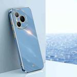 For Honor Power XINLI Straight Edge 6D Electroplate TPU Phone Case(Celestial Blue)