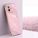 For Honor X60 GT XINLI Straight Edge 6D Electroplate TPU Phone Case(Cherry Purple)