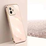 For Honor X60 GT XINLI Straight Edge 6D Electroplate TPU Phone Case(Pink)
