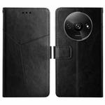 For Xiaomi Redmi A3 Y-shaped Pattern Flip Leather Phone Case(Black)