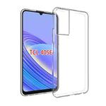 For TCL 40 SE Waterproof Texture TPU Phone Case(Transparent)