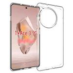 For OnePlus Ace 3 5G Waterproof Texture TPU Phone Case(Transparent)