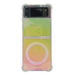 For Samsung Galaxy Z Flip4 Colour Transparent Magsafe Magnetic Phone Case