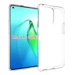 For OPPO Reno8 Pro 5G Waterproof Texture TPU Phone Case(Transparent)