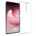 For OPPO Reno13 F 5G Waterproof Texture TPU Phone Case(Transparent)
