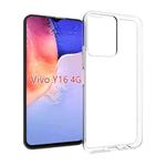 For vivo Y16 4G Waterproof Texture TPU Phone Case(Transparent)