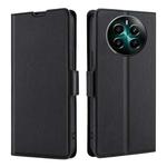 For Realme 12 Pro+ 5G Ultra-thin Voltage Side Buckle Horizontal Flip Leather Phone Case(Black)