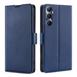 For Realme C65 4G Ultra-thin Voltage Side Buckle Horizontal Flip Leather Phone Case(Blue)