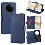 For Realme 14 Pro 5G Global Ultra-thin Voltage Side Buckle Horizontal Flip Leather Phone Case(Blue)