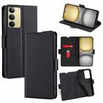 For Realme C75 4G / 14x 5G Global Ultra-thin Voltage Side Buckle Horizontal Flip Leather Phone Case(Black)