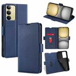 For Realme C75 4G / 14x 5G Global Ultra-thin Voltage Side Buckle Horizontal Flip Leather Phone Case(Blue)