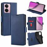 For Realme P3 Pro 5G Global Ultra-thin Voltage Side Buckle Horizontal Flip Leather Phone Case(Blue)