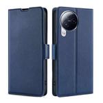 For Xiaomi Civi 3 5G Ultra-thin Voltage Side Buckle Horizontal Flip Leather Phone Case(Blue)