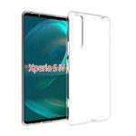 For Sony Xperia 5 IV Waterproof Texture TPU Phone Case(Transparent)