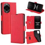 For Huawei nova 14 5G Ultra-thin Voltage Side Buckle Horizontal Flip Leather Phone Case(Red)
