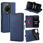 For Huawei nova 14 Ultra 5G Ultra-thin Voltage Side Buckle Horizontal Flip Leather Phone Case(Blue)