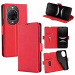 For Huawei nova 14 Ultra 5G Ultra-thin Voltage Side Buckle Horizontal Flip Leather Phone Case(Red)