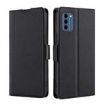 For Nokia C300 4G US Version Ultra-thin Voltage Side Buckle Horizontal Flip Leather Phone Case(Black)