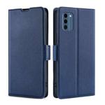 For Nokia C300 4G US Version Ultra-thin Voltage Side Buckle Horizontal Flip Leather Phone Case(Blue)