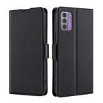 For Nokia G42 5G Ultra-thin Voltage Side Buckle Horizontal Flip Leather Phone Case(Black)