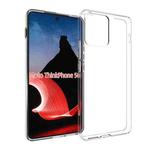 For Motorola ThinkPhone 5G Waterproof Texture TPU Phone Case(Transparent)