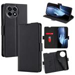 For OnePlus Ace 5 / 5 Pro Ultra-thin Voltage Side Buckle Horizontal Flip Leather Phone Case(Black)