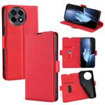 For OnePlus Ace 5 / 5 Pro Ultra-thin Voltage Side Buckle Horizontal Flip Leather Phone Case(Red)