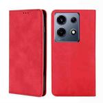 For Infinix Note 30 5G Skin Feel Magnetic Leather Phone Case(Red)