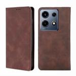 For Infinix Note 30 VIP 5G Skin Feel Magnetic Leather Phone Case(Dark Brown)