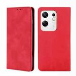 For Infinix Zero 30 4G Skin Feel Magnetic Leather Phone Case(Red)