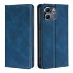 For Infinix Hot 50i 4G Skin Feel Magnetic Leather Phone Case(Blue)