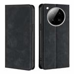 For Infinix Zero 40 4G Skin Feel Magnetic Leather Phone Case(Black)