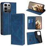 For Infinix Note 50 4G Skin Feel Magnetic Leather Phone Case(Blue)