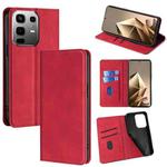 For Infinix Note 50 4G Skin Feel Magnetic Leather Phone Case(Red)
