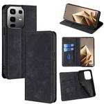For Infinix Note 50 4G Skin Feel Magnetic Leather Phone Case(Black)