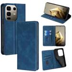 For Infinix Note 50 Pro+ 5G Skin Feel Magnetic Leather Phone Case(Blue)