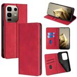 For Infinix Note 50 Pro+ 5G Skin Feel Magnetic Leather Phone Case(Red)