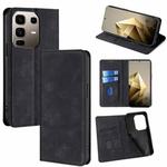 For Infinix Note 50 Pro+ 5G Skin Feel Magnetic Leather Phone Case(Black)