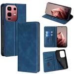 For Infinix Note 50s 5G Skin Feel Magnetic Leather Phone Case(Blue)