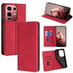 For Infinix Note 50s 5G Skin Feel Magnetic Leather Phone Case(Red)