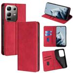 For Infinix Note 50x 5G Skin Feel Magnetic Leather Phone Case(Red)