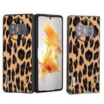 For Huawei Mate X3 ABEEL Black Edge Leopard Phone Case(Leopard Print)