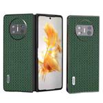 For Huawei Mate X3 ABEEL Genuine Luxury Black Edge Phone Case(Night Green)
