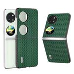 For Huawei P60 Pocket ABEEL Genuine Luxury Black Edge Phone Case(Night Green)