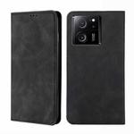 For Xiaomi Redmi K60 Ultra Skin Feel Magnetic Leather Phone Case(Black)