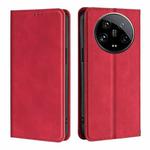 For Xiaomi 14 Ultra 5G Skin Feel Magnetic Leather Phone Case(Red)