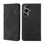 For Huawei nova 11 Pro 4G / 11 Ultra 4G Skin Feel Magnetic Leather Phone Case(Black)