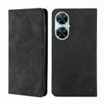 For Huawei Enjoy 60 Pro / nova 11i Skin Feel Magnetic Leather Phone Case(Black)