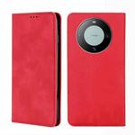 For Huawei Mate 60 Skin Feel Magnetic Leather Phone Case(Red)